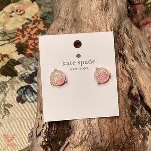 Kate Spade Rise N Shine Glitter Stud Earrings